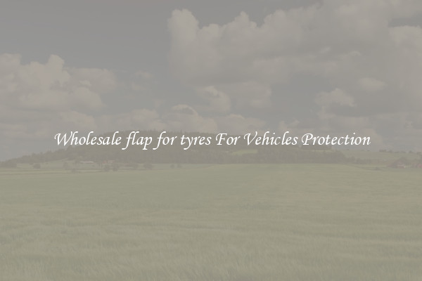 Wholesale flap for tyres For Vehicles Protection
