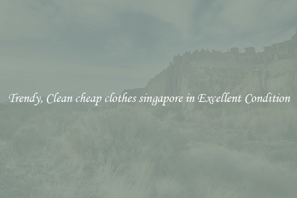 Trendy, Clean cheap clothes singapore in Excellent Condition