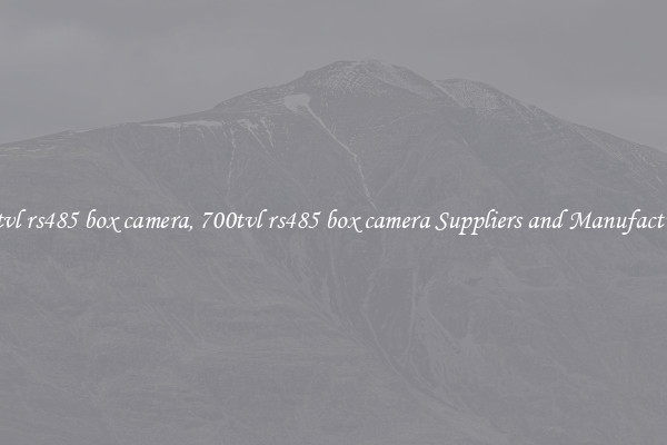 700tvl rs485 box camera, 700tvl rs485 box camera Suppliers and Manufacturers