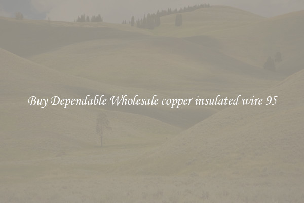 Buy Dependable Wholesale copper insulated wire 95