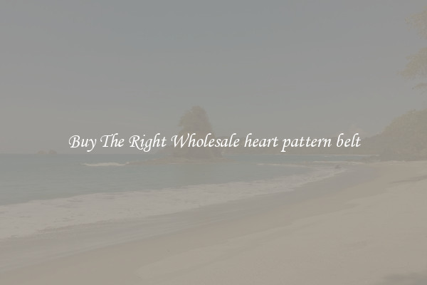 Buy The Right Wholesale heart pattern belt