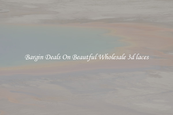 Bargin Deals On Beautful Wholesale 3d laces